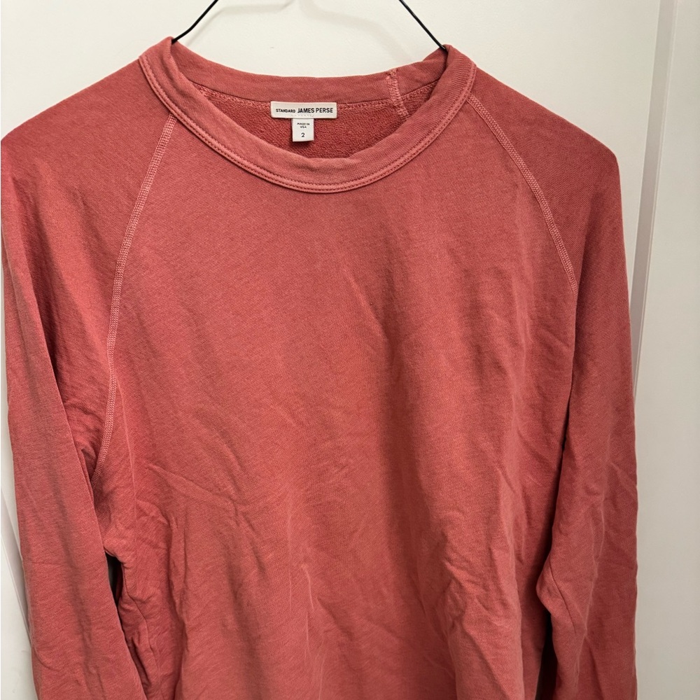 James Perse Dusty Rose Pullover